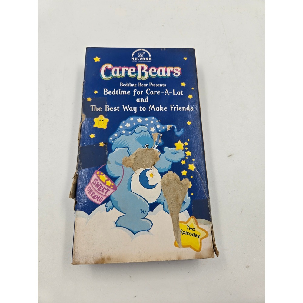 Care Bears Bedtime Bear Presents Bedtime for Care-A-Lot VHS 2002 Nelvana Tape